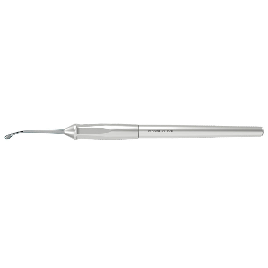 CURETTE CHOMPRET pour tissus inflammatoires, courbée à gauche, 3,2mm