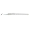 CURETTE CHOMPRET pour tissus inflammatoires, contre-coudée à gauche, 3,2mm
