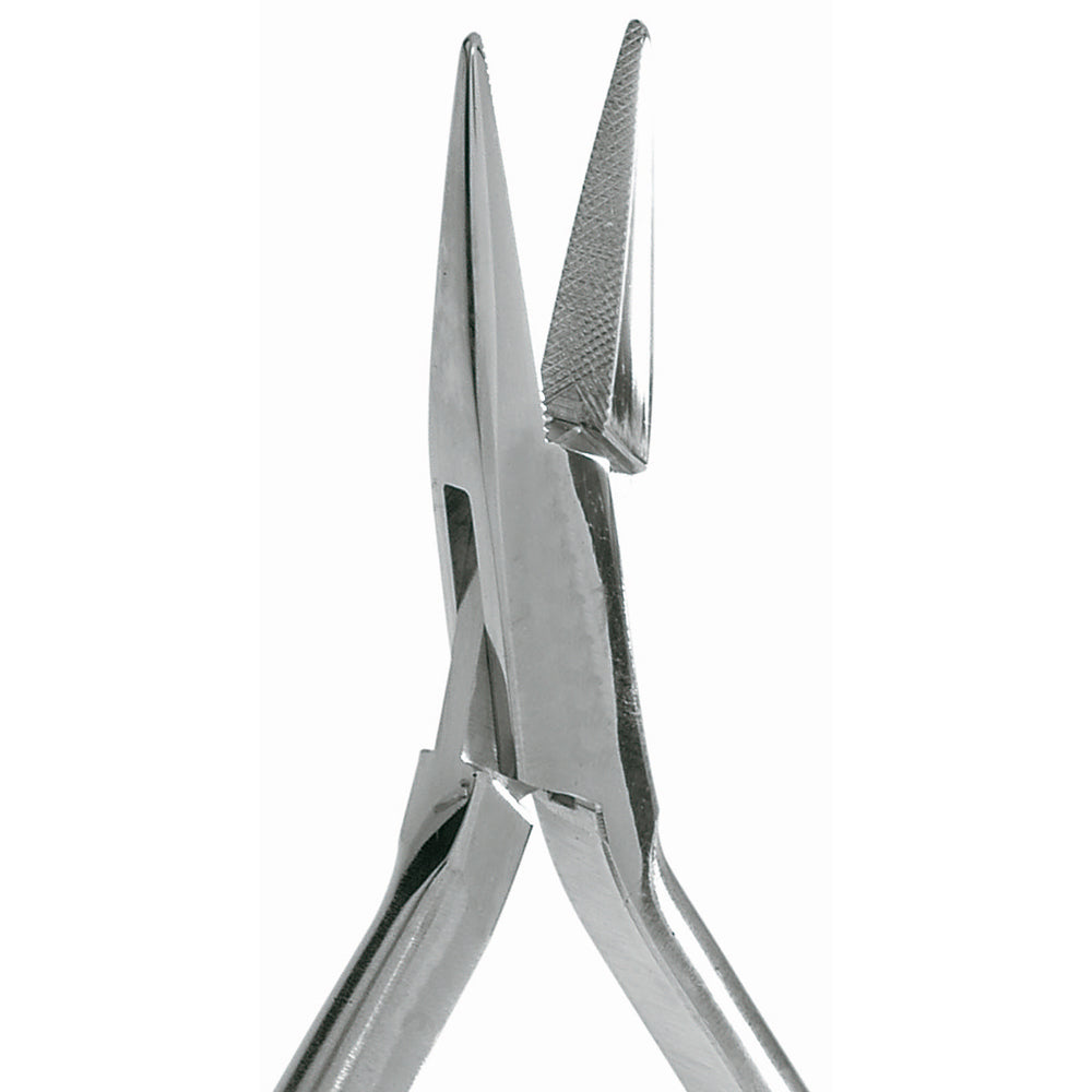 Pince plate mors 1/2 ronds striés 14cm 845.00