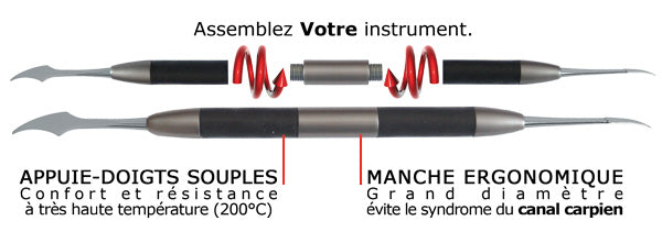 Fig. B spatule à cire n°7 spatule 4515.07BLS