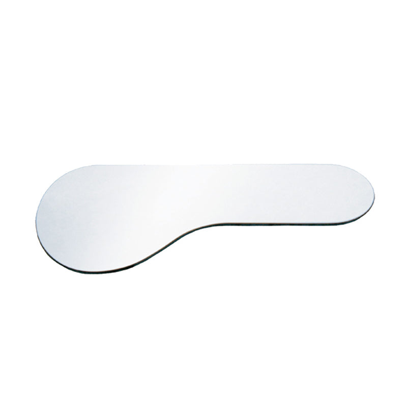 Miroir photo chrome face linguale fin