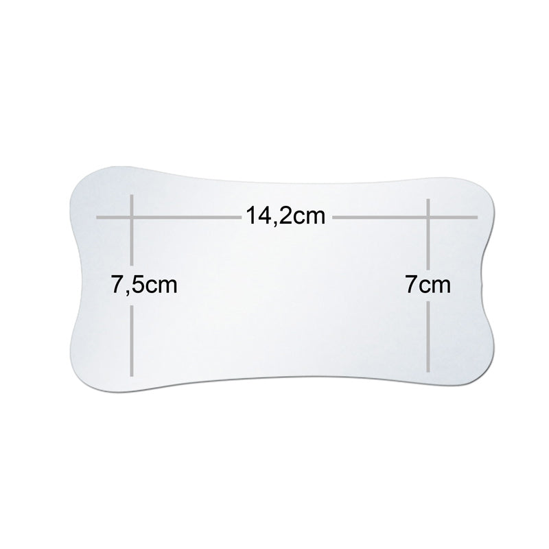 Miroir photo chrome face occlusale longue MZP572.